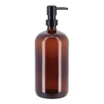 DISPENSER SĂPUN STICLĂ1L - AMBER