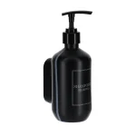 DISPENSER SAMPON 380ML PRINDERE PERETE - NEGRU