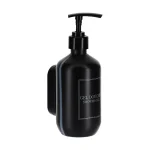 DISPENSER GEL DUȘ 380ML PRINDERE PERETE - NEGRU