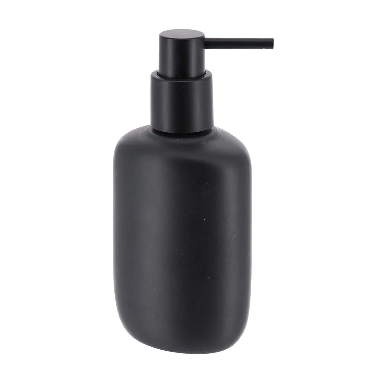 62202103 DISPENSER SĂPUN POLIRĂȘINĂ 240ML OVAL - NEGRU - imagine 1