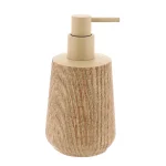 DISPENSER SĂPUN POLIRĂȘINĂ 350ML DESIGN LEMN - BEJ