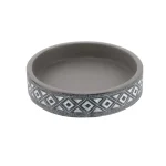 SĂPUNIERA CERAMICĂ ROTUND - GRI