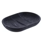 SĂPUNIERA CERAMICĂ OVAL - NEGRU