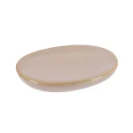 SĂPUNIERA CERAMICĂ OVAL - BEJ