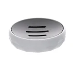 SĂPUNIERA PLASTIC ROTUND - ALB