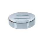 SĂPUNIERA CERAMICĂ ROTUNDĂ  - BLEU LUCIOS