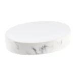 SĂPUNIERA CERAMICĂ DESIGN MARMURĂ - ALB / GRI