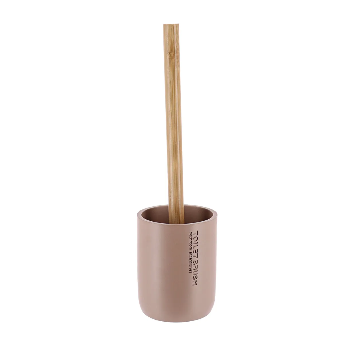 66101166 PERIE DE TOALETĂ POLIRĂSINĂ – CAPPUCCINO/BAMBOO COMPOZIȚIE POLIRĂSINĂ + PVC - imagine 1
