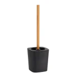 PERIE TOALETĂ ABS / BAMBUS  - NEGRU  COMPOZIȚIE BAMBUS + ABS