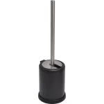 PERIE TOALETĂ METALICĂ CAPAC PLIABIL - NEGRU COMPOZIȚIE METAL + PVC