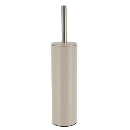 perie de toaletă inaltă inox greige