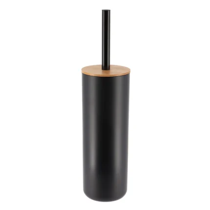PERIE DE TOALETĂ INALTĂ -NEGRU/BAMBOO COMPOZIȚIE BAMBUS + PVC