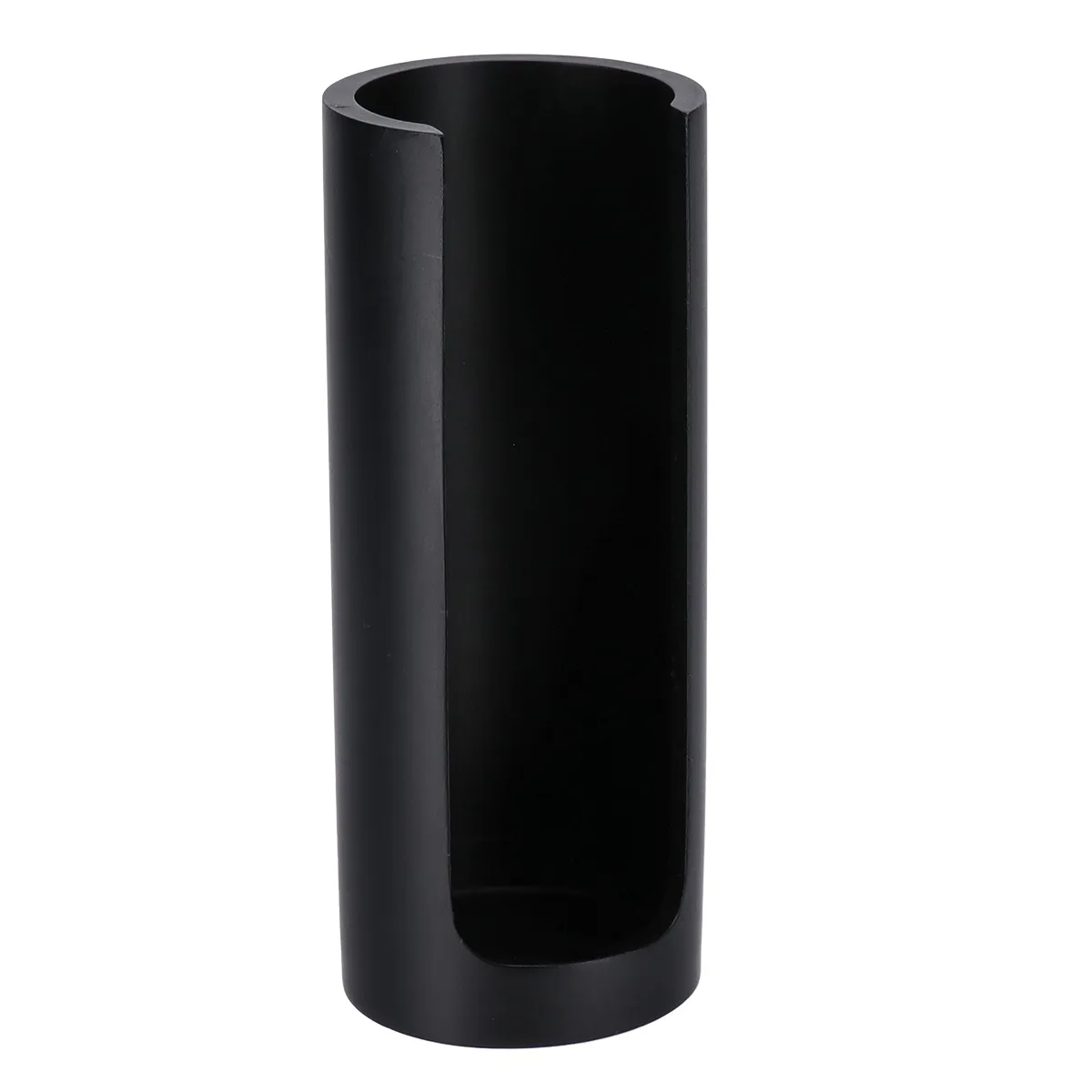 6727103 Dispenser dischete demachiante Polirășină – Negru 7×17 cm - imagine 1