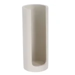 Dispenser dischete demachiante Polirășină - Bej 7x17 cm