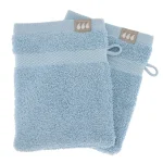 SET 2 X MĂNUȘI 15X21CM 100% BUMBAC - AZUR | MĂNUȘI BAIE