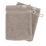 SET 2 MĂNUȘI DE BAIE 15X21 CM 100% BUMBAC – GREIGE | MĂNUȘI BAIE