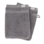 SET 2 MĂNUȘI DE BAIE 15X21 CM 100% BUMBAC – GRI INCHIS | MĂNUȘI BAIE