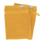 SET 2 MĂNUȘI DE BAIE 15X21 CM 100% BUMBAC – MUSTAR | MĂNUȘI BAIE