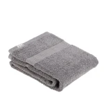 PROSOP DE BAIE 50X90 CM 100% BUMBAC – GRI INCHIS | PROSOAPE FAȚĂ ȘI MÂINI