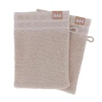 SET 2 X MĂNUȘI 15X21CM 100% BUMBAC - BEJ | MĂNUȘI BAIE