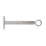 SET CONSOLĂ GALERIE SIMPLĂ INCHISA FI20/15 CM – ALB/AURIU COMPOZIȚIE FIER FORJAT