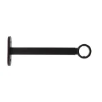 SET CONSOLĂ GALERIE SIMPLĂ INCHISA FI20/15 CM – NEGRU MAT COMPOZIȚIE FIER FORJAT