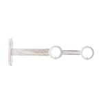 SET CONSOLĂ GALERIE DUBLA INCHISA EXT FI20/15 CM – ALB/AURIU COMPOZIȚIE FIER FORJAT