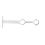 SET CONSOLĂ GALERIE DUBLA INCHISA EXT FI20/15 CM – ALB MAT COMPOZIȚIE FIER FORJAT