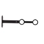 SET CONSOLĂ GALERIE DUBLA INCHISA EXT FI20/15 CM – NEGRU MAT COMPOZIȚIE FIER FORJAT