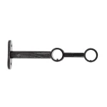 SET CONSOLĂ GALERIE DUBLA INCHISA EXT FI20/15 CM – NEGRU/ARGINTIU COMPOZIȚIE FIER FORJAT