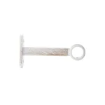 SET CONSOLĂ GALERIE SIMPLĂ INCHISA EXT FI20/9 CM – ALB/AURIU COMPOZIȚIE FIER FORJAT