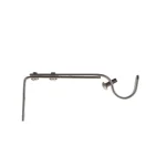 SET CONSOLĂ GALERIE SIMPLĂ DESCHISĂ EXT FI20/11-15 CM – ARGINTIU MAT COMPOZIȚIE FIER FORJAT
