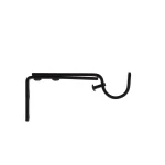 SET CONSOLĂ GALERIE SIMPLĂ DESCHISĂ EXT FI20/11-15 CM – NEGRU MAT COMPOZIȚIE FIER FORJAT