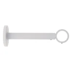 CONSOLĂ GALERIE SIMPLĂ INCHISA EXT FI28/15.5 CM – ALB MAT COMPOZIȚIE FIER FORJAT