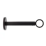 CONSOLĂ GALERIE SIMPLĂ INCHISA EXT FI28/15.5 CM – NEGRU MAT COMPOZIȚIE FIER FORJAT