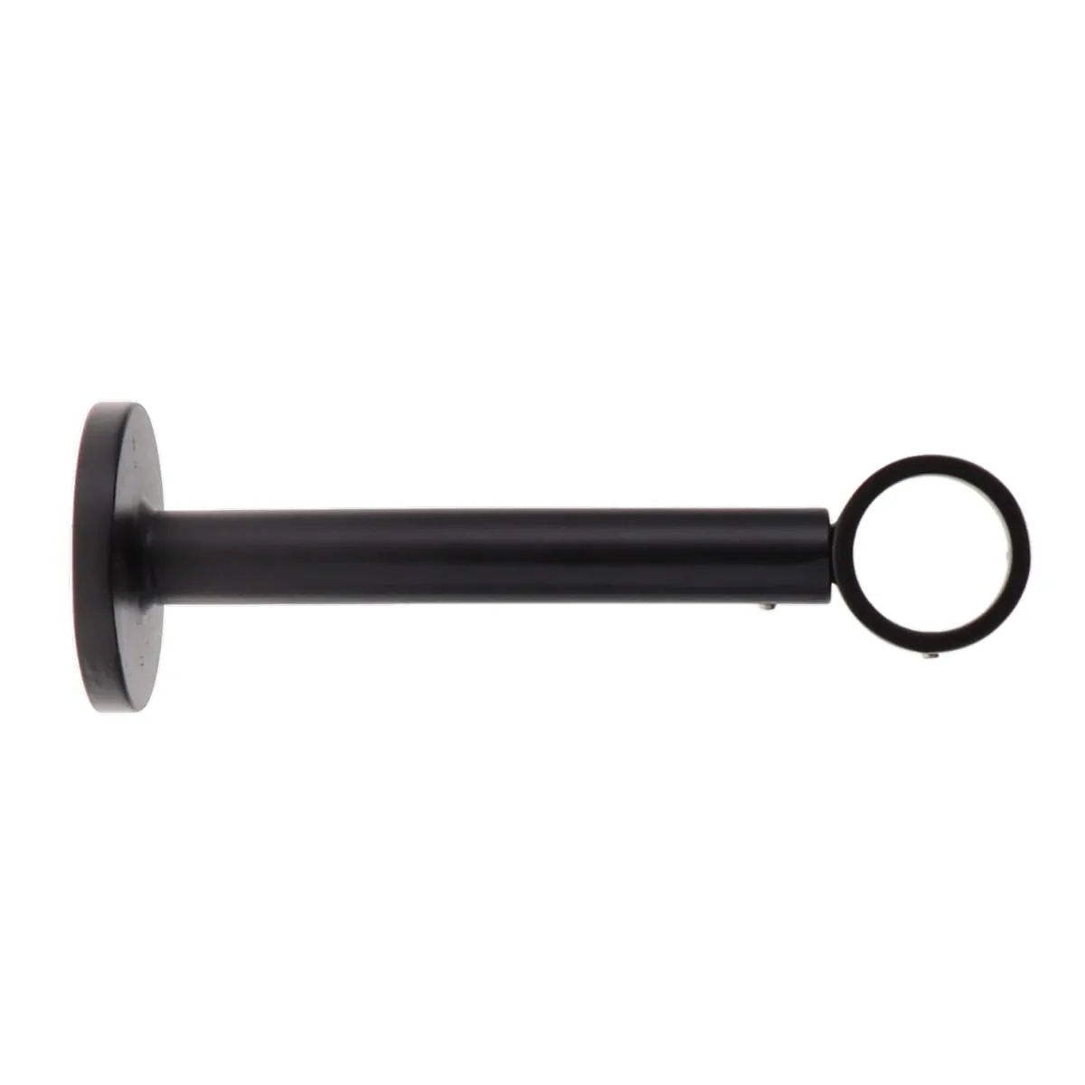 7231955 CONSOLĂ GALERIE SIMPLĂ INCHISA EXT FI28/15.5 CM – NEGRU MAT COMPOZIȚIE FIER FORJAT - imagine 1