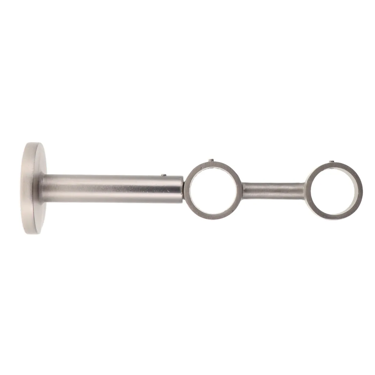 723293 CONSOLĂ GALERIE DUBLA EXT FI28/19 CM -ARGINTIU MAT COMPOZIȚIE FIER FORJAT - imagine 1