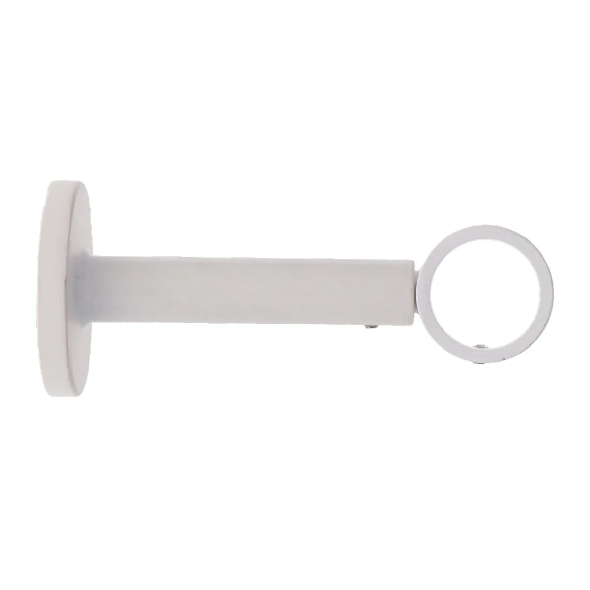 7233108 CONSOLĂ GALERIE SIMPLĂ INCHISA EXT FI28/11.5 CM – ALB MAT COMPOZIȚIE FIER FORJAT - imagine 1
