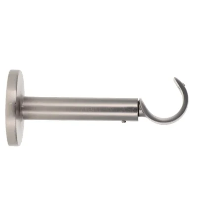 CONSOLĂ GALERIE SIMPLĂ DESCHISĂ EXT FI28/11.5 CM – ARGINTIU MAT COMPOZIȚIE FIER FORJAT