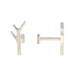 SET BUTON BRANCH – AURIU/ALB COMPOZIȚIE FIER FORJAT