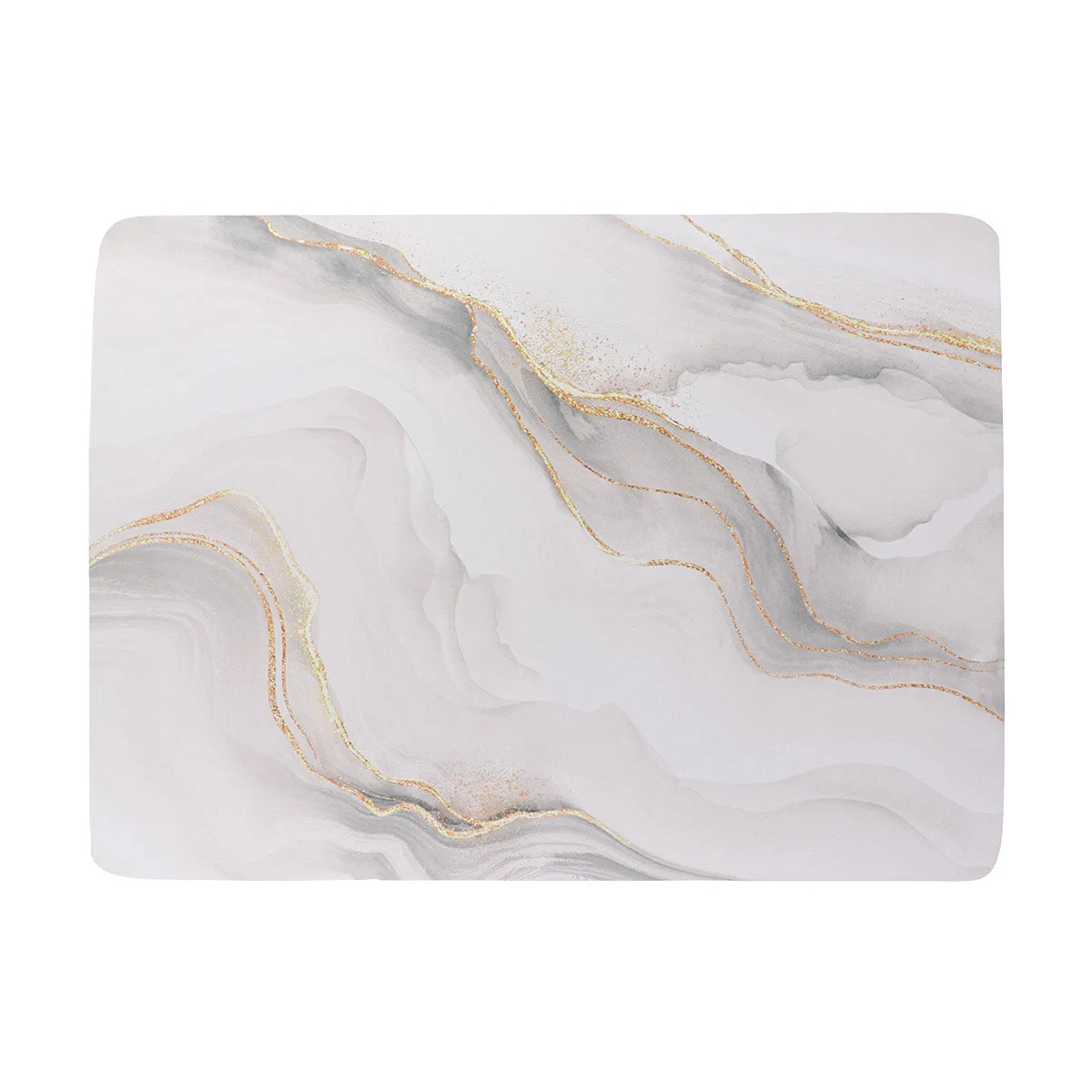 7610794 COVOR DE BAIE 45X60 CM MARMURA BEJ CULOARE BEJ - imagine 1