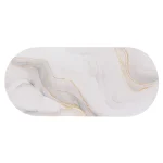 COVOR DE BAIE OVAL 45X100CM - ICONIC - MAT CULOARE BEJ