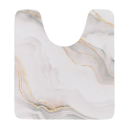 COVOR DE TOALETA 45X50 CM MARMURA BEJ CULOARE BEJ