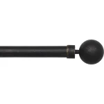 GALERIE PERDEA SIMPLA EXT 210-380 CM/FI28/GAIA – NEGRU/AURIU MATERIAL FIER FORJAT