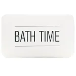 COVOR DE BAIE MICROFIBRA IMPRIMAT 45X75 CM - ALB NEO RETRO CULOARE ALB