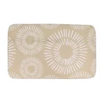 COVOR DE BAIE MICROFIBRA DESIGN SPIRALE 45X75 CM - CREM CULOARE CREM