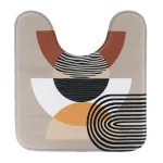 COVOR DE TOALETA 45X50 CM TRENDY CULOARE MULTICOLOR