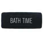 COVOR DE BAIE MICROFIBRA 45X120 CM - NEO RETRO NEGRU CULOARE NEGRU