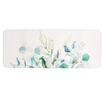 COVOR DE BAIE MICROFIBRA FLORAL 45X120 CM - BLEU CULOARE BLEU