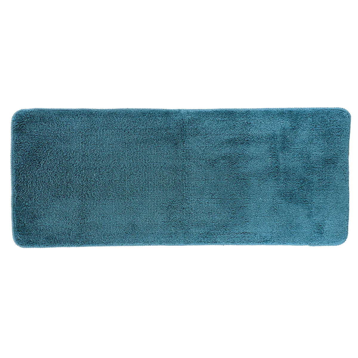 7741119 COVOR DE BAIE MICROFIBRA 50X120 CM ANTI ALUNECARE - ALBASTRU DESCHIS CULOARE BLEU - imagine 1